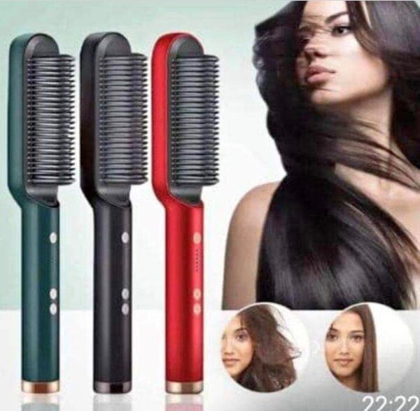 Natural hair hot comb brush