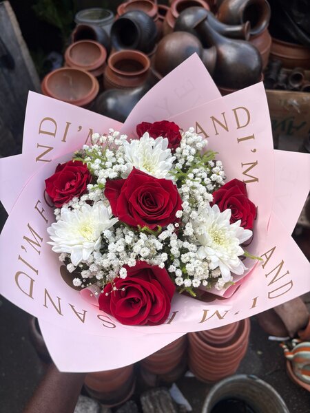 Bouquet de roses rouges