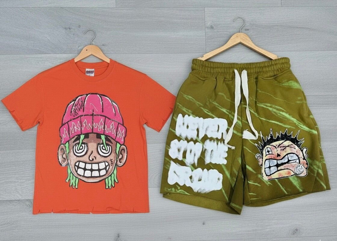 Set T-shirt et Short Graphique