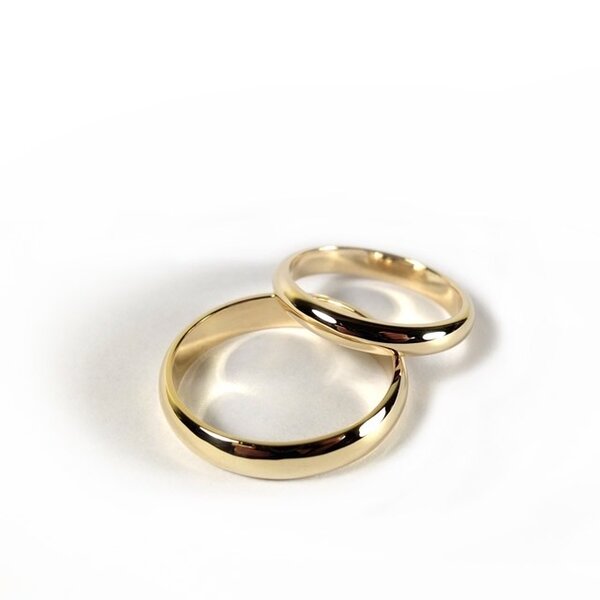 Классические обручальные кольца +гравировка в подарок