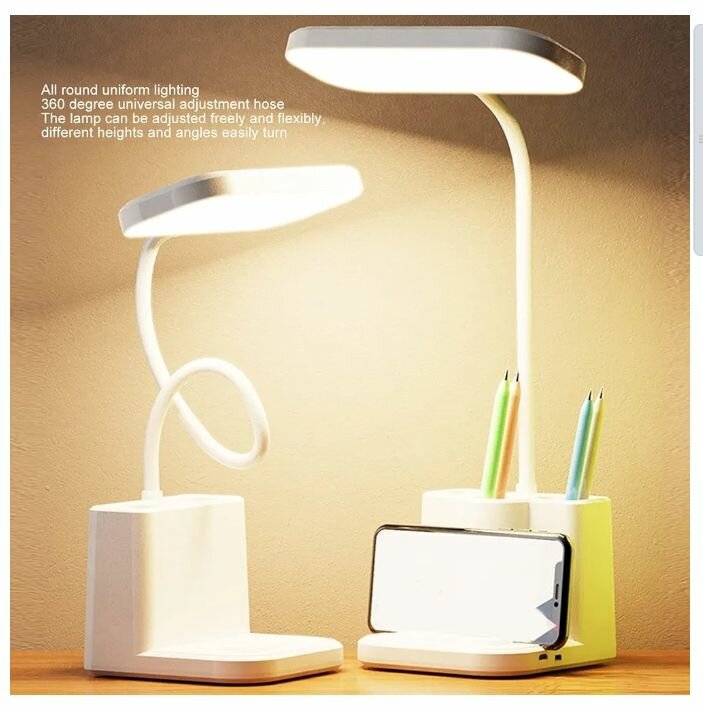 LED Desk lamp 3 color modes.