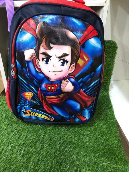 Beautiful kids school backpack with cartoon print