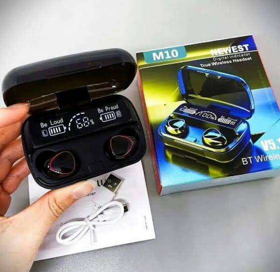 M10 WIRELESS EARBUDS BLUETOOTH EARPHONES NOISE CANCELLATION