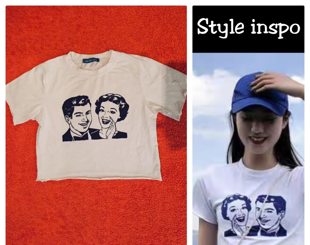 Salaula crop tops and tops