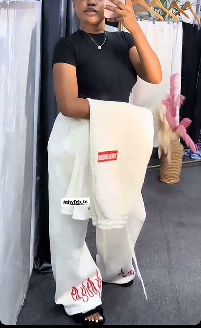 Pantalons décontractés tedance