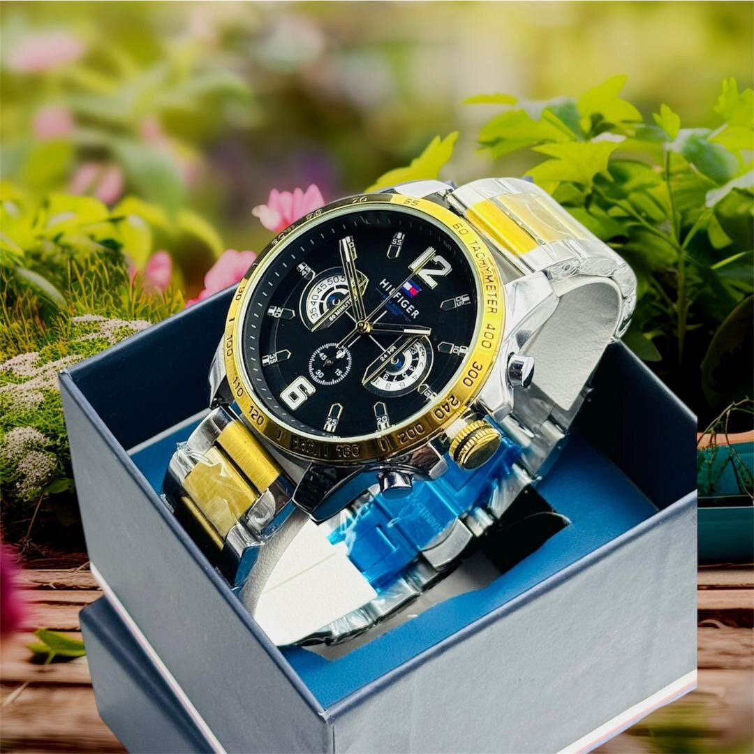 Montre chronographe élégante Homme