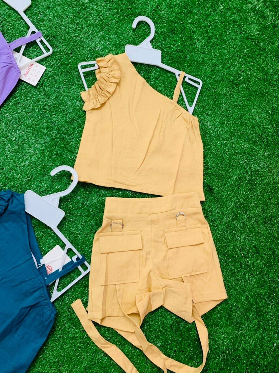 Ensemble Top et Short Pour Filles