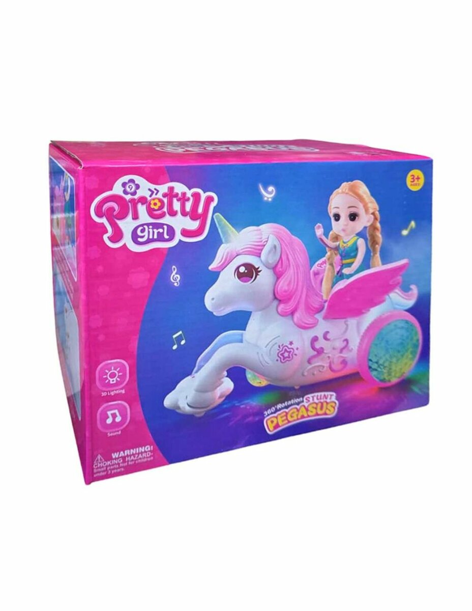 Poupée et Pégase lumineux