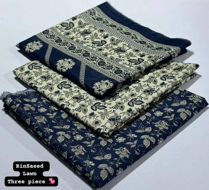 Bin saeed printed lawn