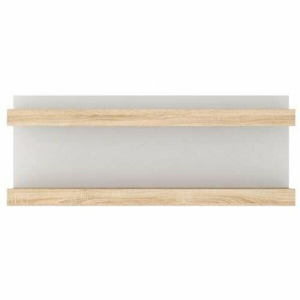 Полка навесная СОНАТА НПС-1200 Сонома-Белый глянец #207455