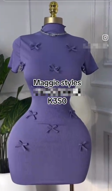 Women's Short Lilac Dress