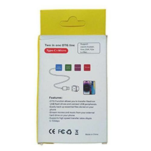Câble OTG Type-C+Micro