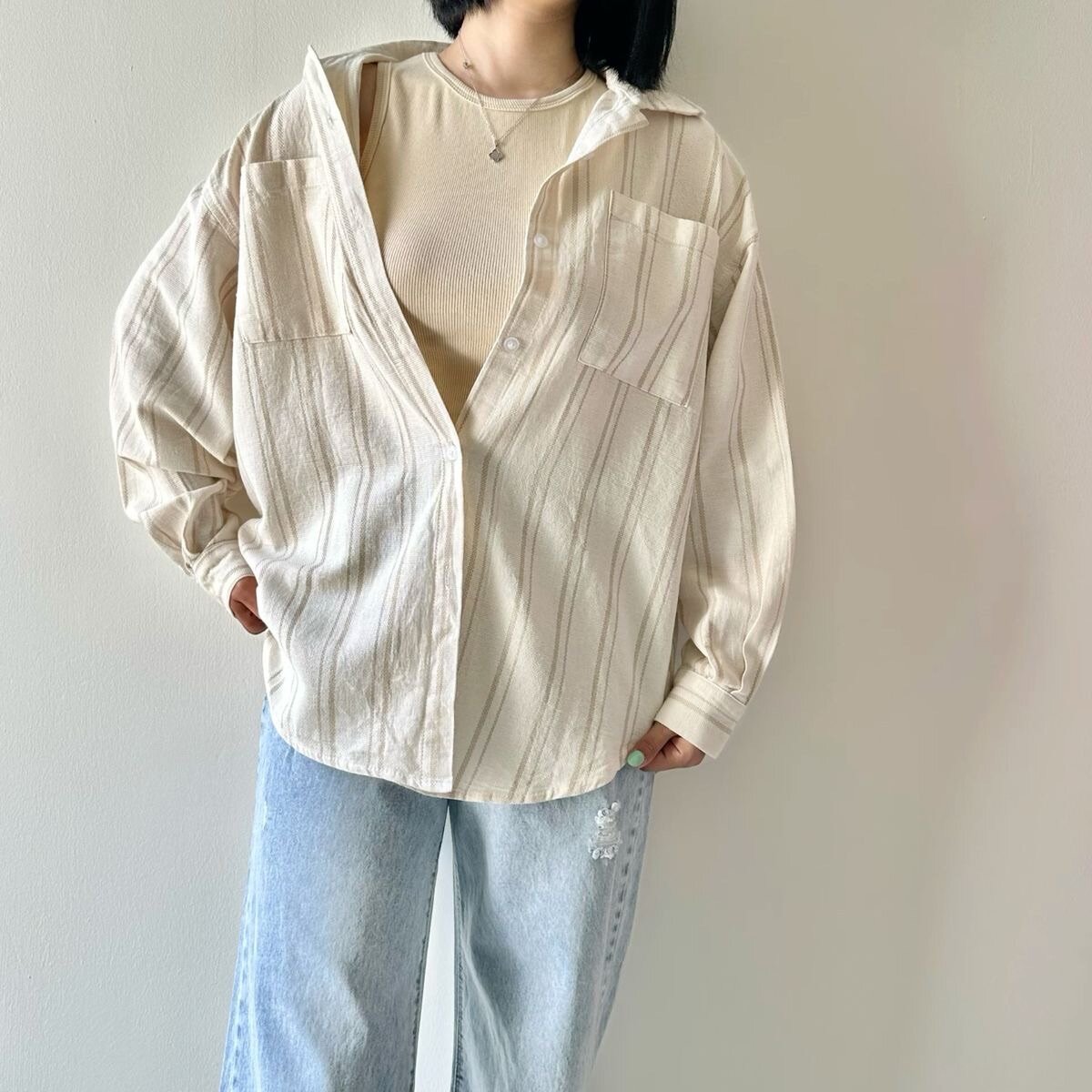 Женская рубашка в клетку