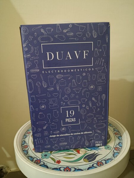 Ensemble d'ustensiles de cuisine 19 pièces en silicone