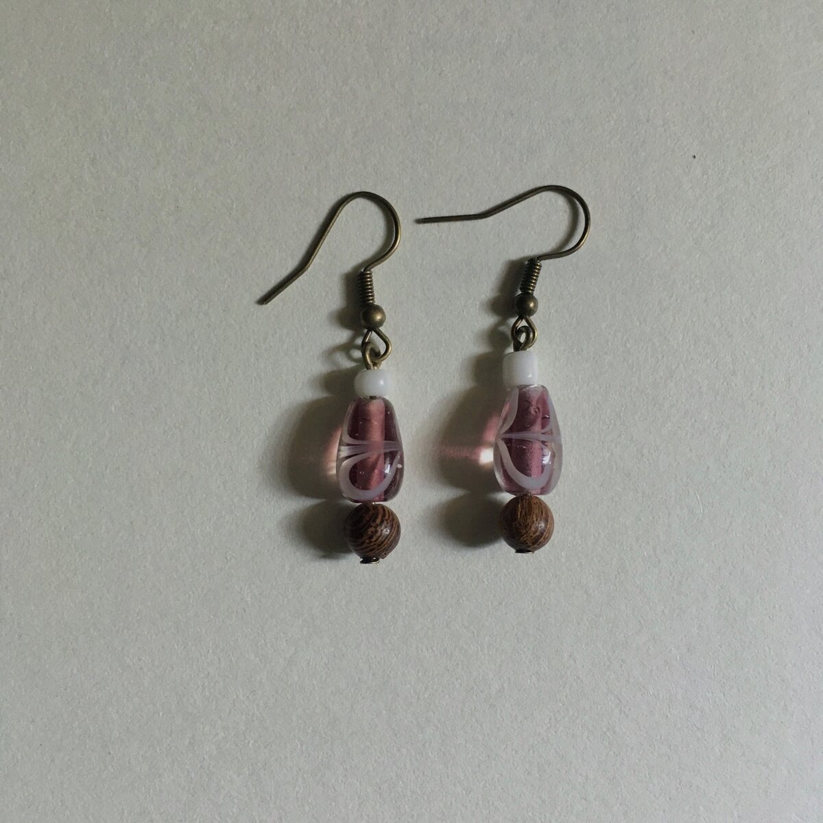 Shatter bead earrings