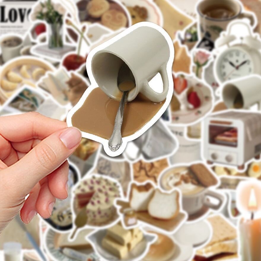 Эстетичные стикеры, наклейки