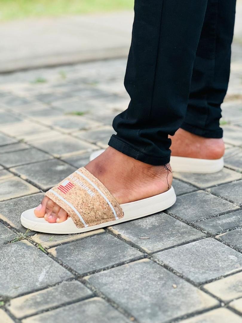 Tongs en liège confort