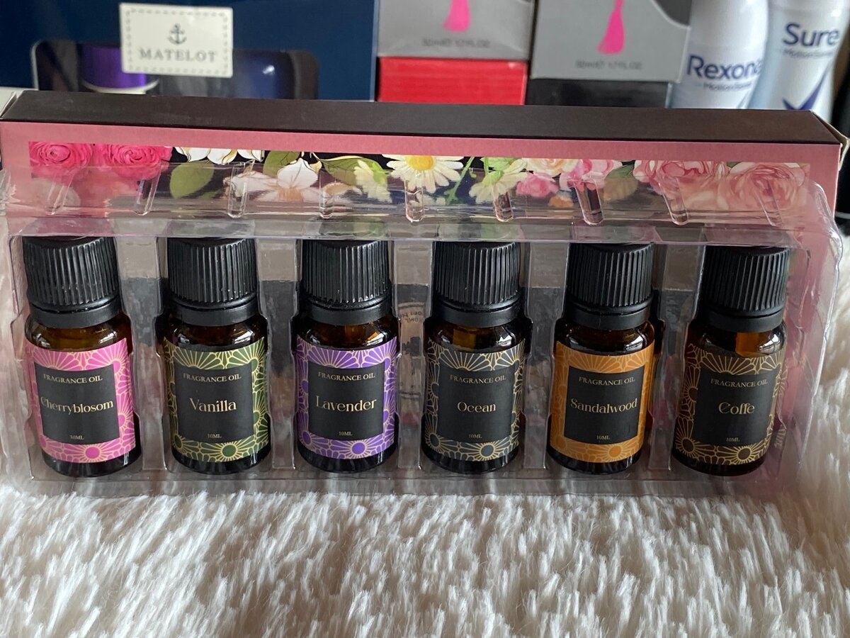 Scent of Nature Fragrance Oil for Aroma Diffuser - 6 Pieces