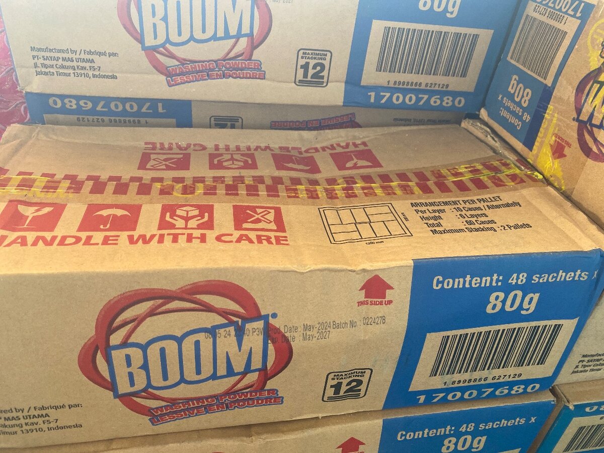 BOOM Lessive en Poudre 80g