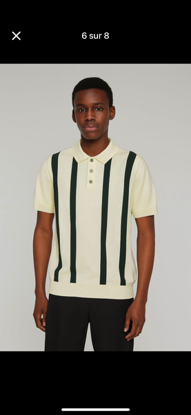 Polo à Rayures pour Hommes