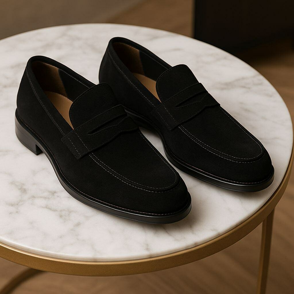 Mocassins en daim élégants