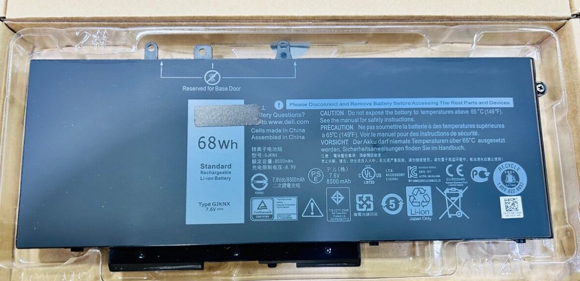 Batterie Dell 68Wh Li-ion