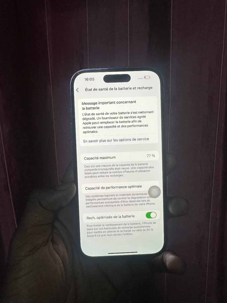 Smartphone Apple moderne