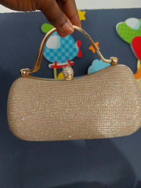 Sac à main pailleté chic Or