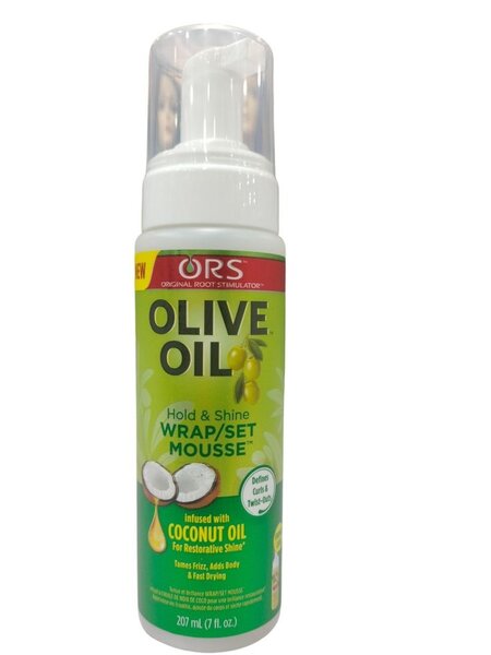 Its olive oil wrap/set mouses