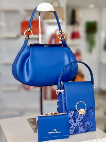 Set de sacs à main bleus