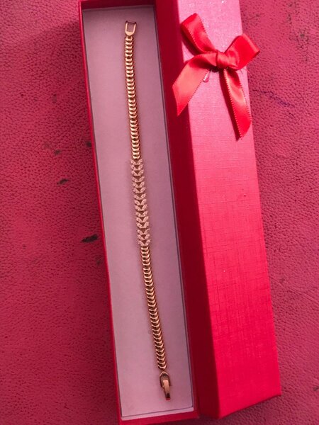 Elegant Gold Bracelets Set