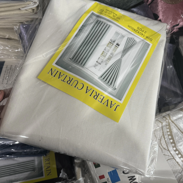 Rideau occultant blanc