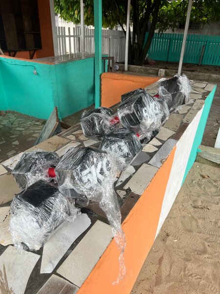 Haltères hexagonaux 5kg robustes