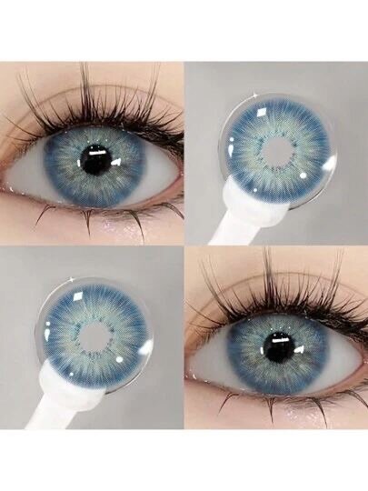 Lentilles de Contact Bleu Naturel