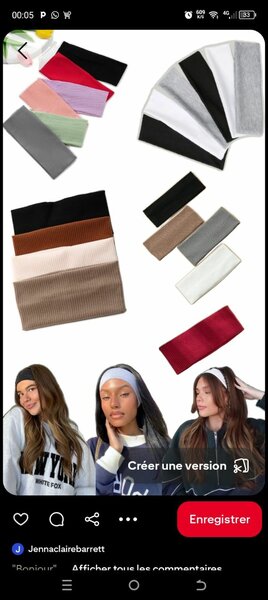 Lot de bandeaux colorés