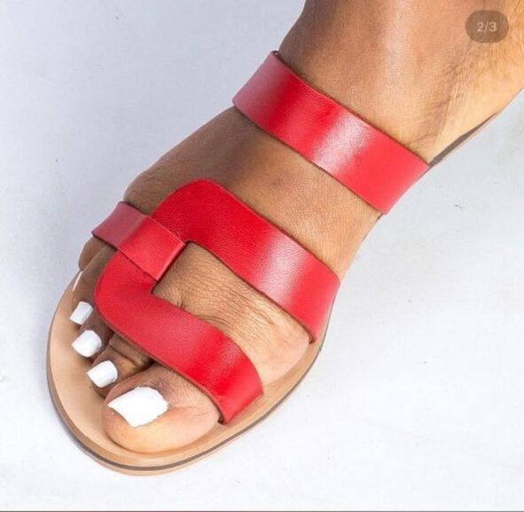 Quality leather slippers