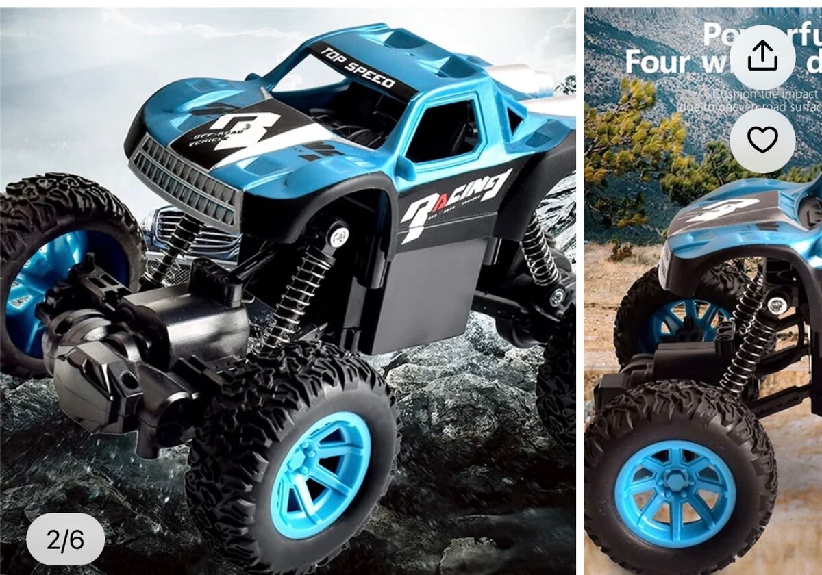 Voiture RC Tout-Terrain Rapide