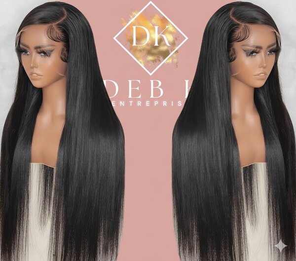 Perruque longue lisse soyeuse