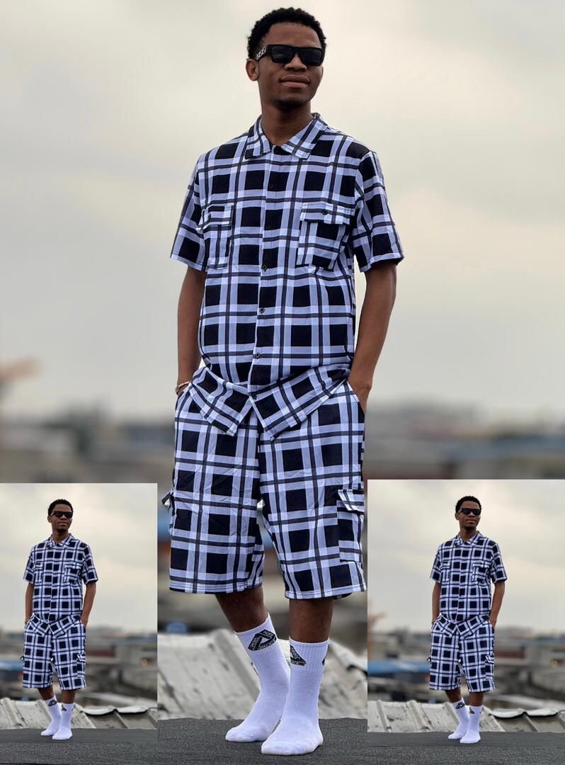 Ensemble Tartan Homme Été