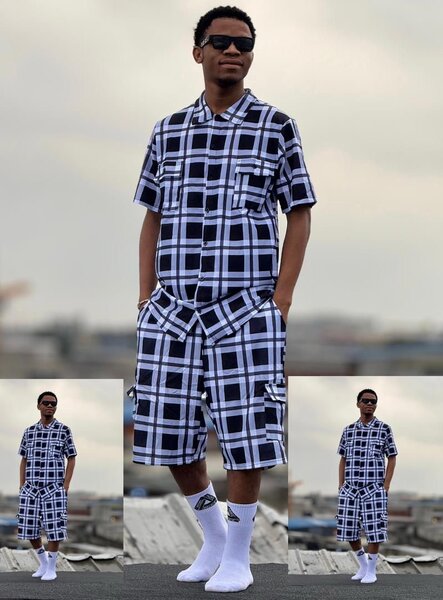 Ensemble Tartan Homme Été