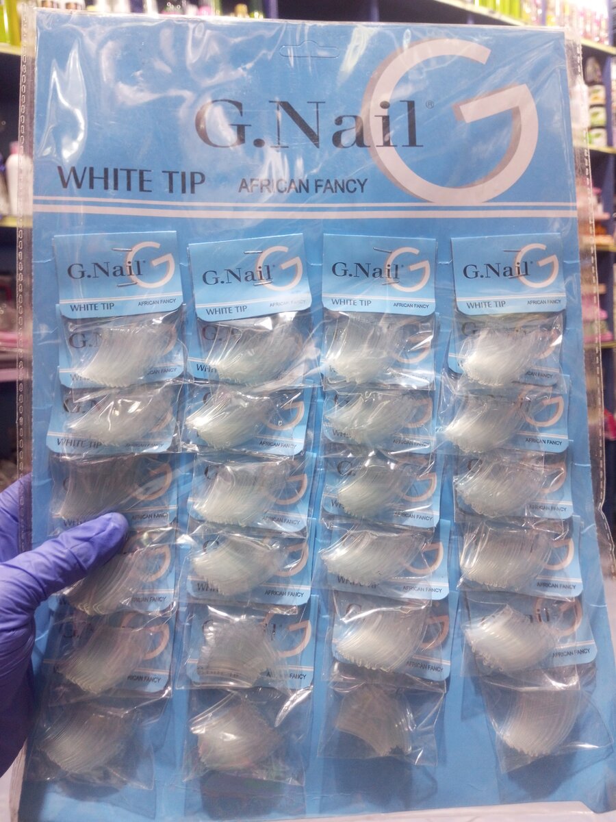 G.Nail White Tip Faux Ongles