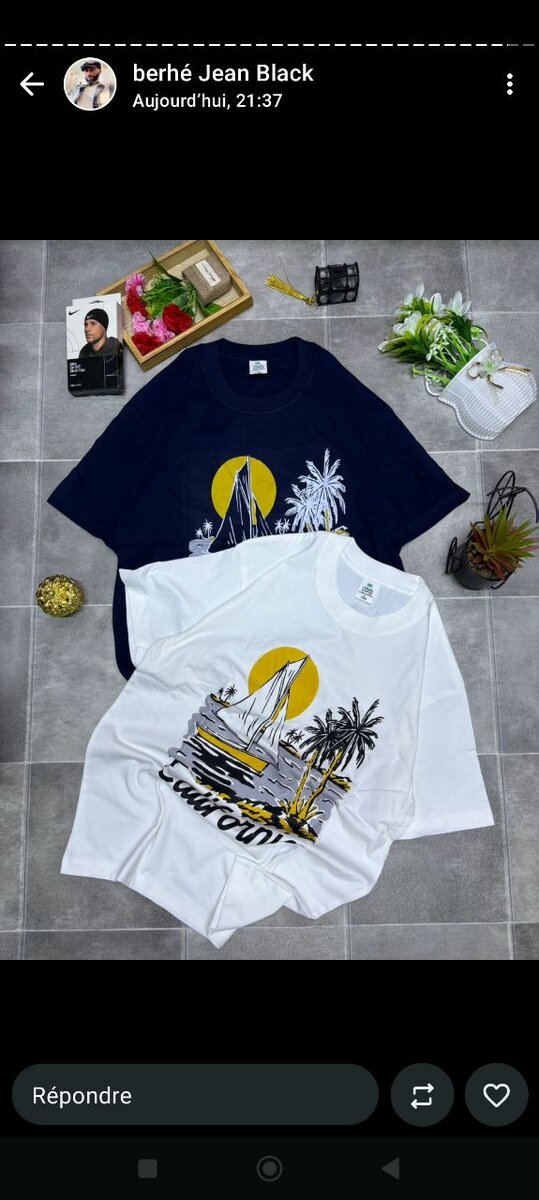 T-shirts tendance imprimés