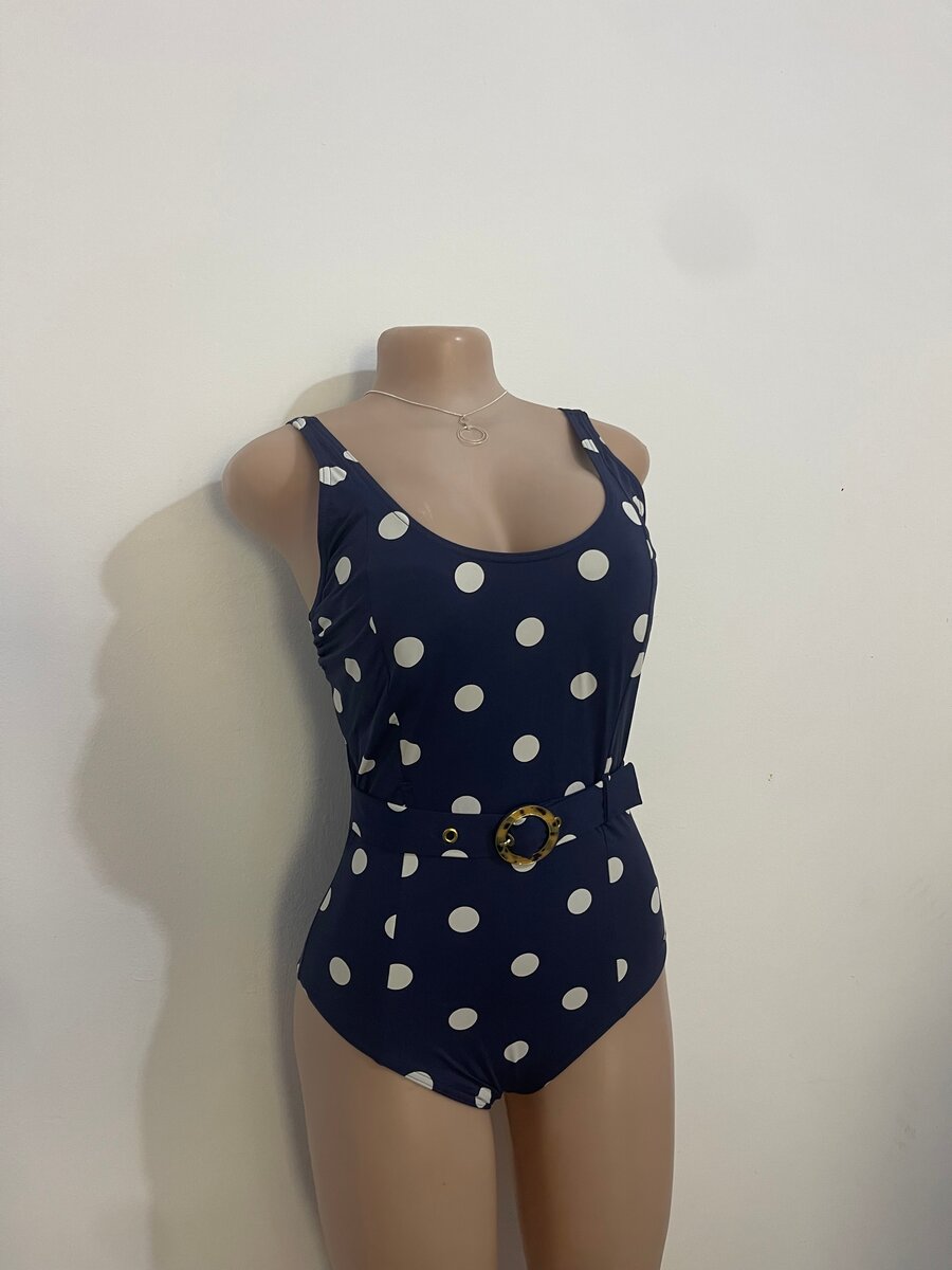 Polka Dot One-Piece Swimsuit