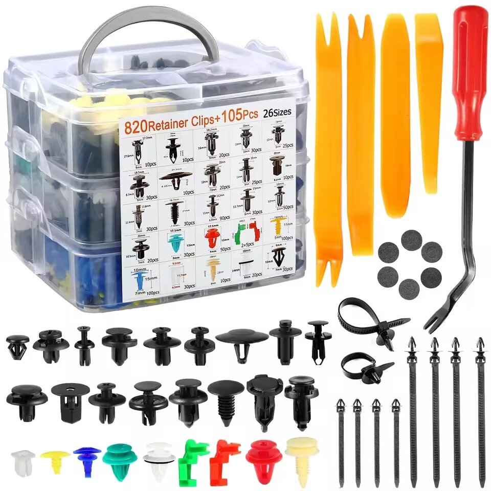 Kit de Fixation Auto 925 pièces