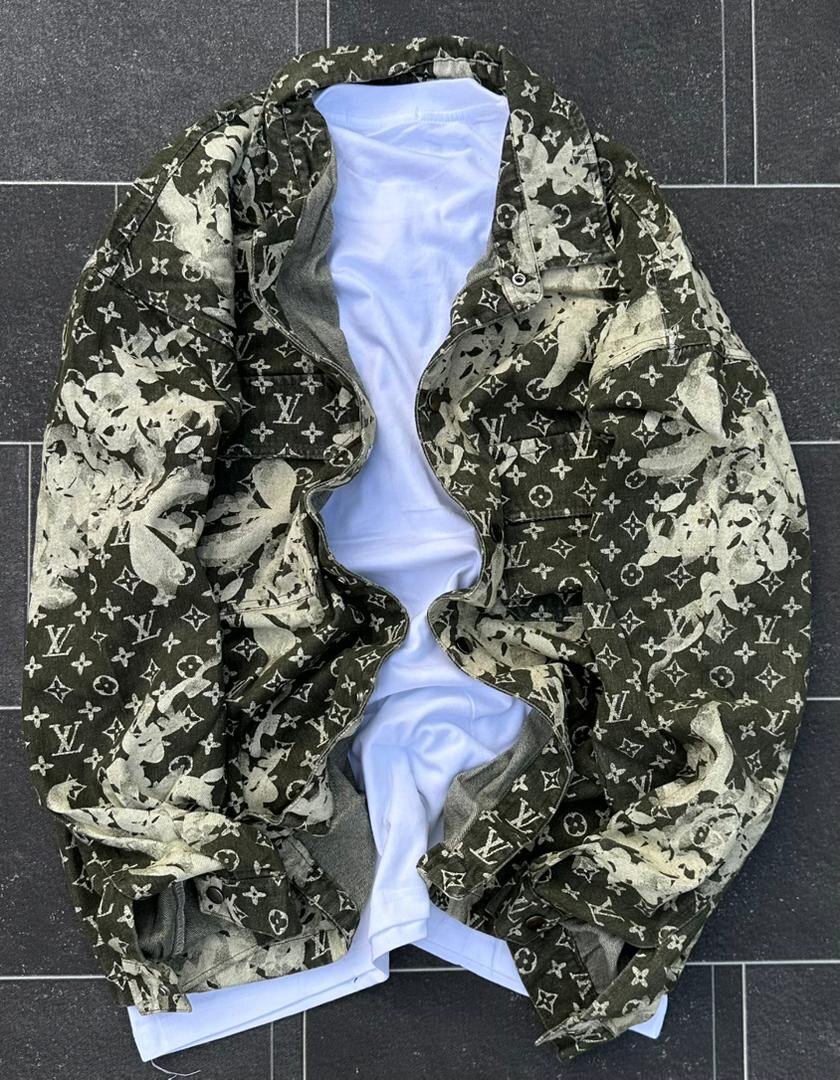 Chemise imprimée en velours