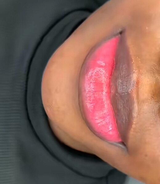 Crème de lèvres rose