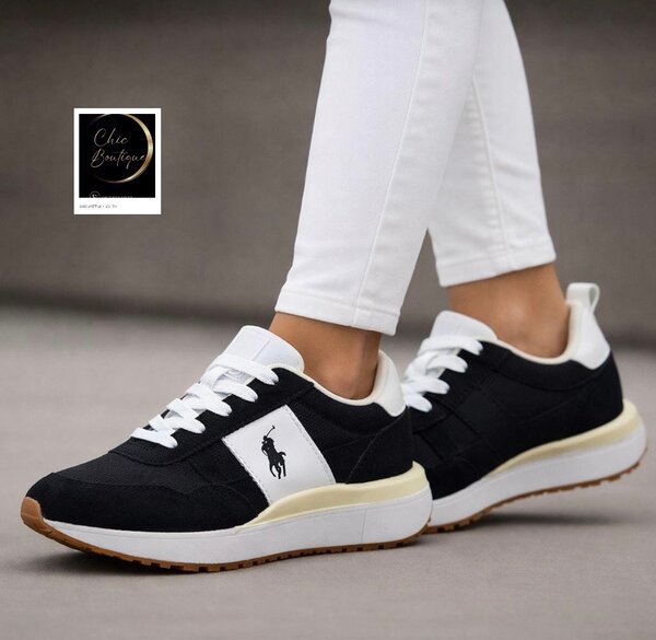 Baskets Noir et Blanc Unisexes