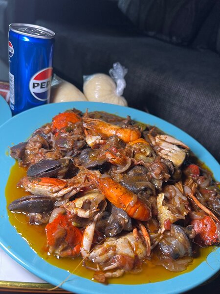 Délicieux plat de fruits de mer