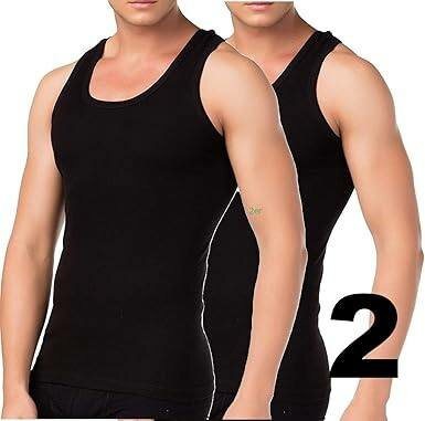 Débardeurs Homme Coton Noir