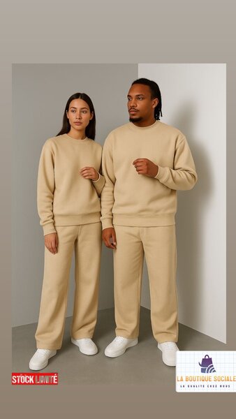 Ensemble de survêtement beige